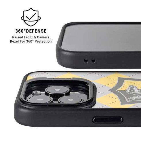 Wizarding World Harry Potter Hufflepuff Crest iPhone 15 Pro Kickstand Case